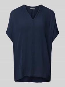 Montego Blouseshirt van viscose met V-hals