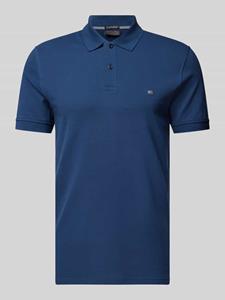 Christian Berg Men Poloshirt met labeldetail