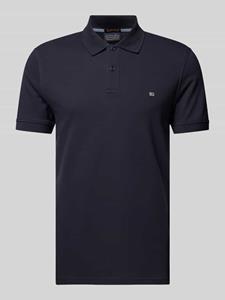 Christian Berg Men Poloshirt met labeldetail