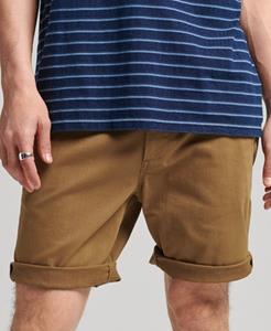 Superdry Male Vintage Officer Chinoshort Bruin