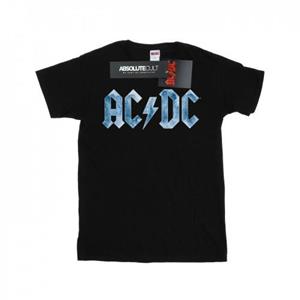 AC/DC Blauw katoenen T-shirt met ijslogo voor meisjes