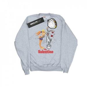 Looney Tunes Heren Bugs Bunny en Lola Valentijnsdag katoenen sweatshirt