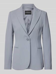 Emporio Armani Blazer met knoopsluiting en paspelzakken