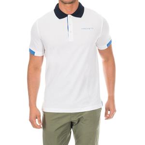 Hackett London Herenpoloshirt met korte mouwen van comfortabele en ademende stof HMX1006F