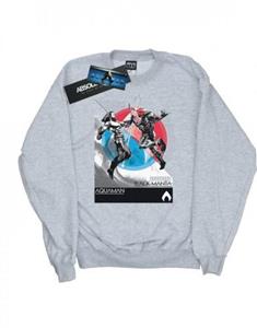 DC Comics jongens Aquaman versus zwart Manta sweatshirt