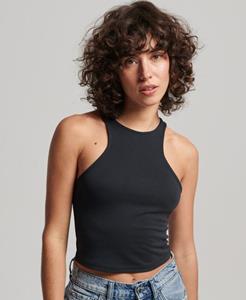 Superdry Female Studios Racer Tanktopje van Jersey Zwart