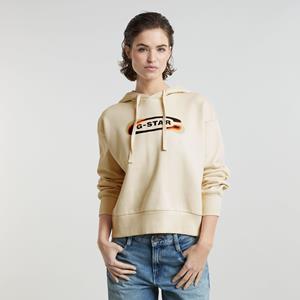 G-Star RAW Old Skool Logo Loose Hoodie - Wit - Dames