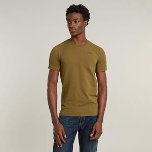 G-Star RAW Slim Base T-Shirt - Bruin - Heren