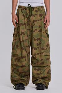 Jaded Man Duck Camo Parachute Pants