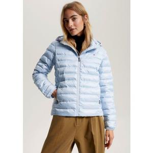 Tommy Hilfiger Gewatteerde jas LW PADDED GLOBAL STRIPE JACKET met merkelastiek op de capuchon