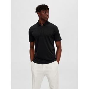 SELECTED HOMME Poloshirt SLHFAVE ZIP SS POLO NOOS