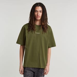 G-Star RAW Center Chest Boxy T-Shirt - Groen - Heren