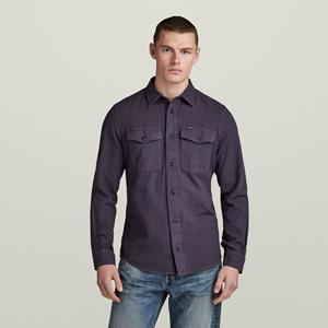 G-Star RAW Marine Slim Shirt - Paars - Heren