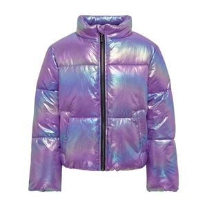 Kids Only Celine Metallic Short Puffer Winterjas Meisjes