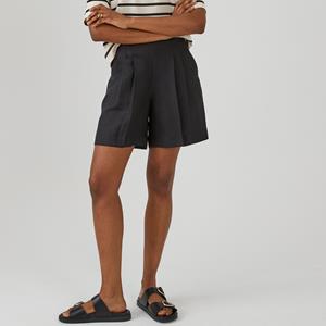 LA REDOUTE COLLECTIONS Short in linnen met plooien, made in France