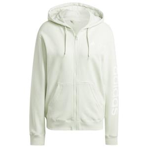 Adidas  Women's Linear French Terry Full Zip Hoodie - Hoodie, wit