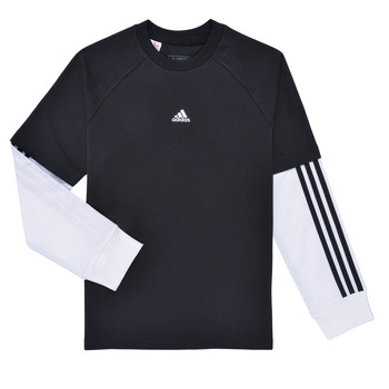 T-Shirt Lange Mouw adidas Street Jam 2-in-1 Long Sleeve Long-Sleeve Top