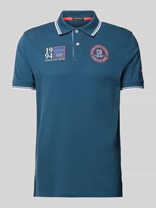 Christian Berg Men Regular fit poloshirt met labelbadges