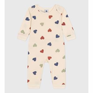 PETIT BATEAU Pyjama zonder voetjes, hartenprint