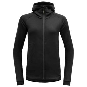 Devold  Women's Nibba Merino Jacket Hood - Merinovest, zwart