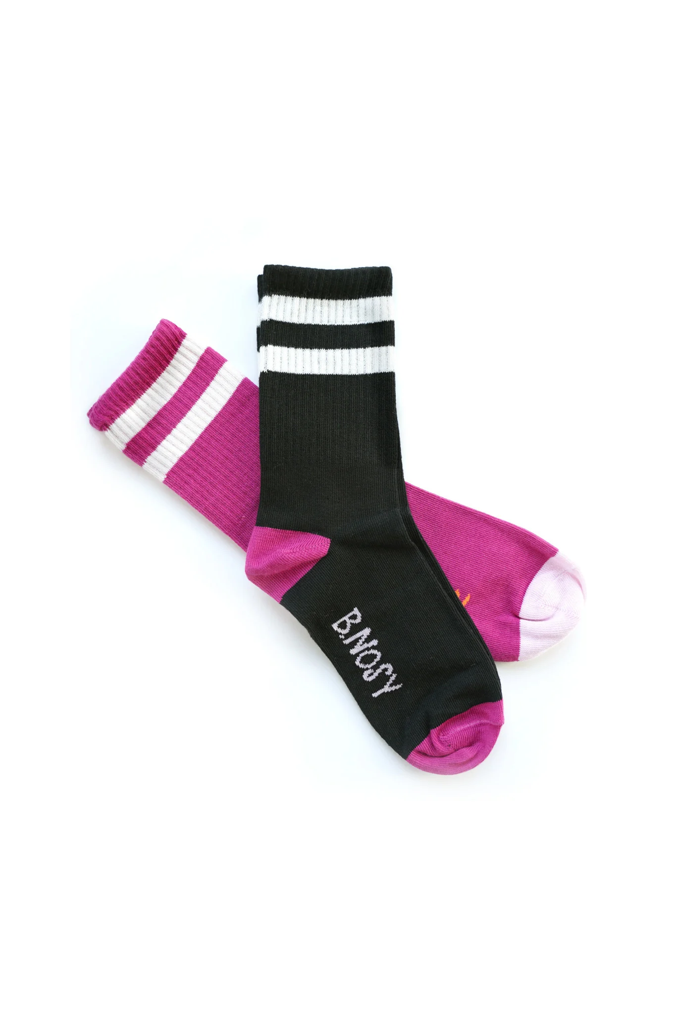 B.Nosy Meisjes 2-pack sokken met strepen
