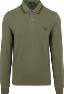 Fred Perry Longsleeve Polo Groen W49