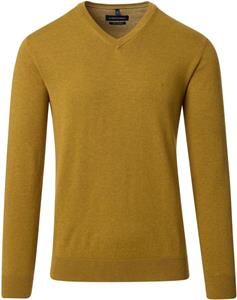 Casa Moda Pullover V-Ausschnitt Gelb 