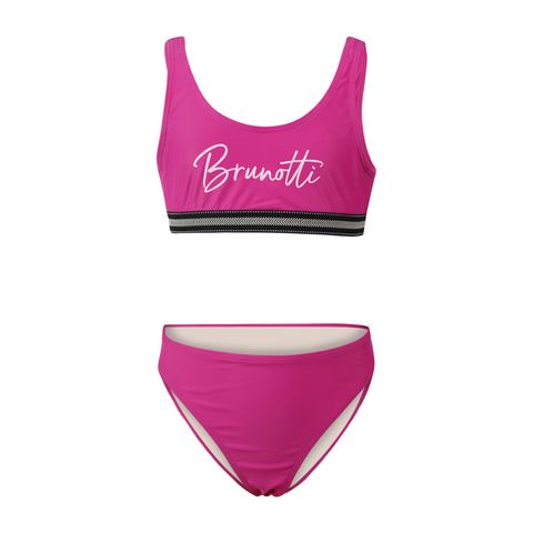 Brunotti Bustierbikini met contrastkleurige band (set, 2 stuks)