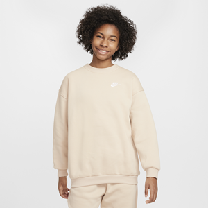 Nike Sportswear Club Fleece oversized sweatshirt voor kids - Bruin