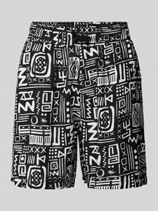 Only & Sons Korte broek met all-over motief, model 'BOLD LIFE'