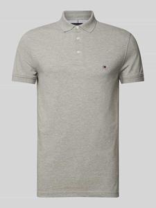 Tommy Hilfiger Slim fit poloshirt met labelstitching