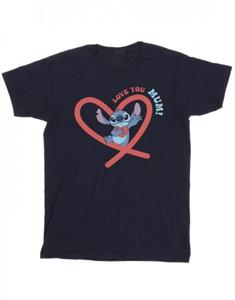 Disney meisjes Lilo & Stitch Love You Mum katoenen T-shirt