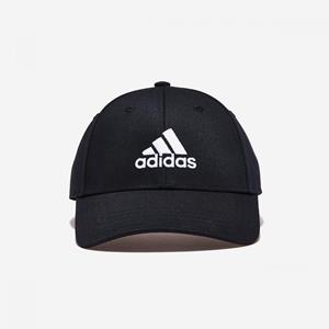 Adidas Cotton Twill Baseball Cap II3513 BLACK WHITE