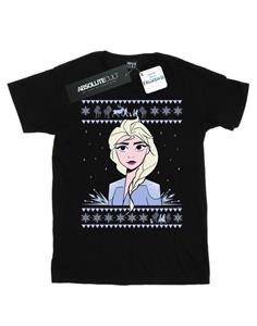 Disney meisjes Frozen 2 Elsa kerst katoenen T-shirt