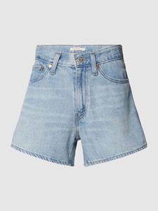 Levi's Korte mom fit jeans met knoop- en ritssluiting