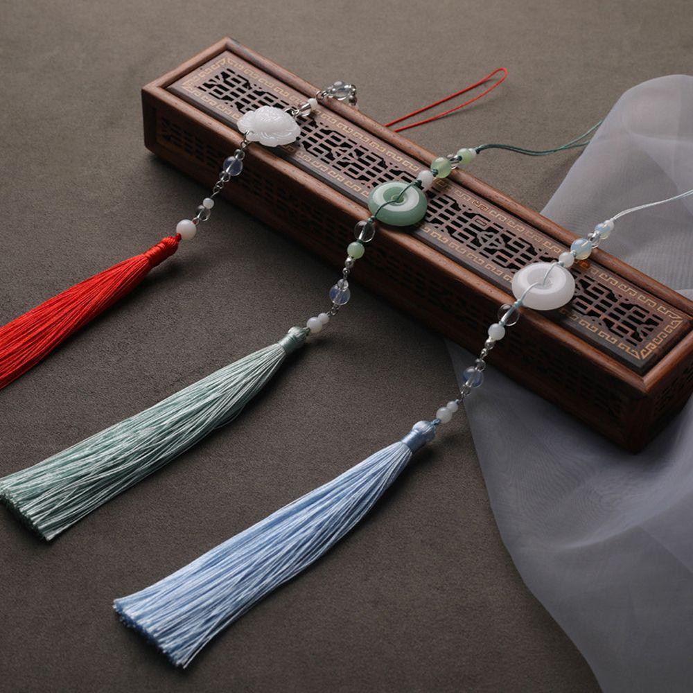 Liingyimn Accessoires Hanfu Kwastje Hanger Imitatie Jade Hangende Imitatie Jade Lotus Hanger Taille Hanger