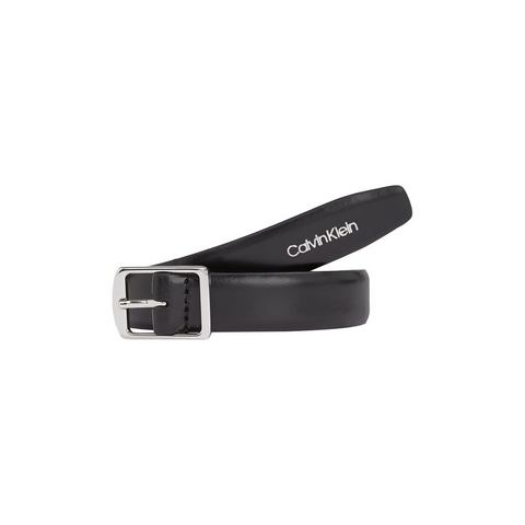 Calvin Klein Leren riem SLIM SQUARE BUCKLE BELT 2.0