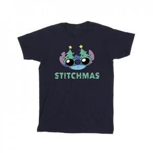 Disney Boys Lilo & Stitch Stitchmas Bril T-shirt