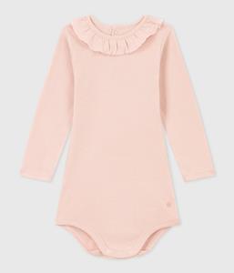 PETIT BATEAU Romper met lange mouwen en kraag