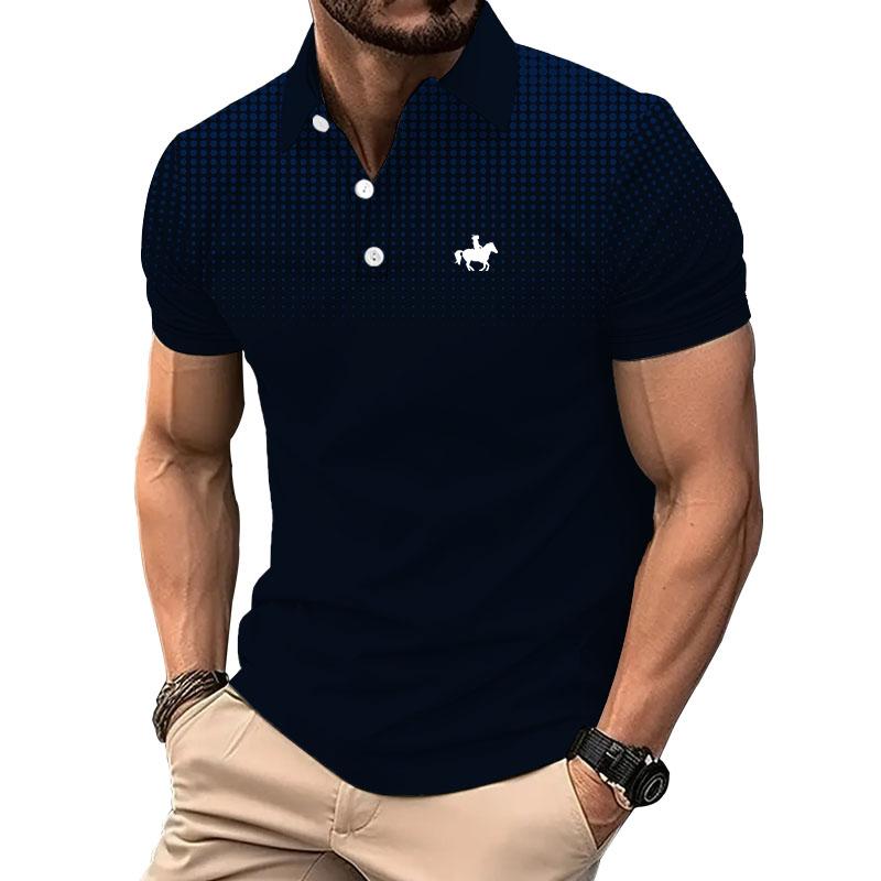 YuTong Fashion Men New Fashion Summer Slim Fit Short Sleeve Sport Polo Shirt Men Polyester Quick Drying Polo Shirt Tops .
