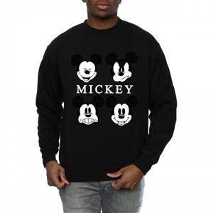 Disney Heren vier hoofden Mickey Mouse katoenen sweatshirt