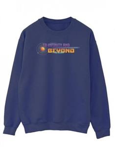 Disney Lightyear Infinity en Beyond tekst katoenen sweatshirt voor heren