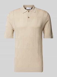 Selected Homme Poloshirt met korte knoopsluiting, model 'TENN'