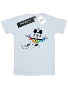 Disney Mickey Mouse T-shirt met regenboogketting voor jongens