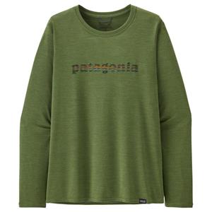 Patagonia  Women's L/S Cap Cool Daily Graphic Shirt - Longsleeve, olijfgroen