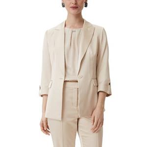 Comma Lange blazer met 3/4-mouwen