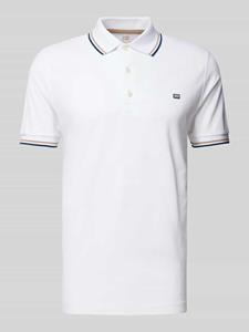 Christian Berg Men Poloshirt met labeldetail