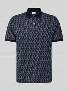 Selected Homme Slim fit poloshirt met all-over motief, model 'JAY'