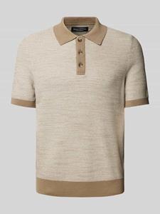 Marc O'Polo Regular fit poloshirt met ribboorden