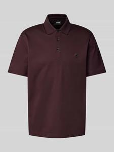 Boss Slim fit poloshirt met labelpatch, model 'Parris'